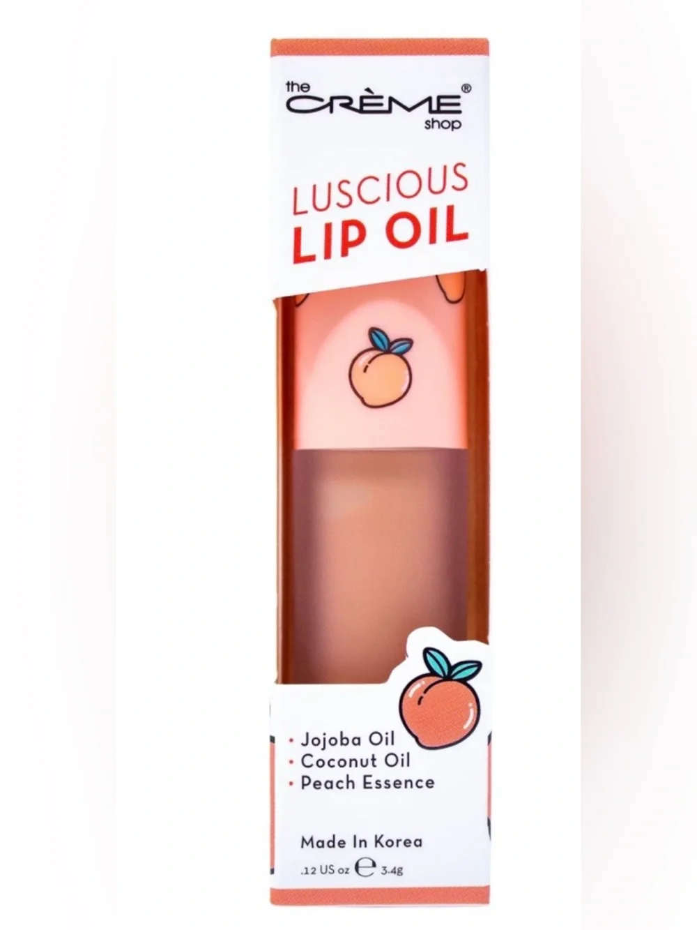 the CRÈME shop Luscious Lip Oil - Peach (Peach Shade)